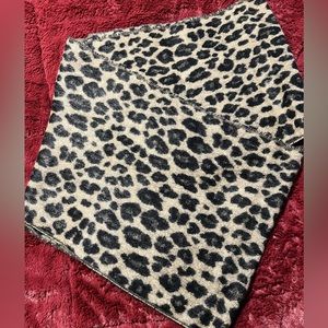 Leopard print infinity scarf never used NWOT